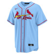 Men's  Nolan Arenado St. Louis Cardinals Alternate Official Replica Player Jersey - Light Blue