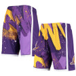 Los Angeles Lakers  Hardwood Classics 2009 Hyper Hoops Swingman Shorts - Purple