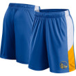Golden State Warriors s Branded Champion Rush Colorblock Performance Shorts - Royal