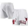 Chicago Bulls Pro Standard 6x NBA Finals Champions Mesh Capsule Shorts - White