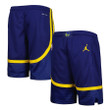 Golden State Warriors  Youth Statement Edition Swingman Performance Shorts - Royal