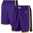 Los Angeles Lakers  Purple/White 2020/21 Association Edition Performance Swingman Shorts