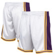 Los Angeles Lakers  Hardwood Classic Reload Swingman Shorts - White
