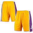Los Angeles Lakers  2009 Hardwood Classics 75th Anniversary Swingman Shorts - Gold