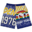 Denver Nuggets  Big & Tall Hardwood Classics Jumbotron Shorts - Royal