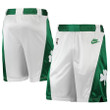 Boston Celtics  2021/22 Classic Edition Swingman Performance Shorts - White/Kelly Green