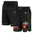 Miami Heat  2021/22 City Edition Swingman Shorts - Black