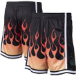 Milwaukee Bucks  2000/01 Flames Swingman Shorts - Black