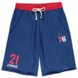 Joel Embiid Philadelphia 76ers Majestic Big & Tall French Terry Name & Number Shorts - Royal
