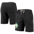Boston Celtics Homage Primary Logo Tri-Blend Sweat Shorts - Charcoal