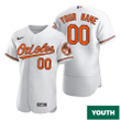 Youth's Baltimore Orioles Custom White 2020 Stitched Flex Base MLB Jersey