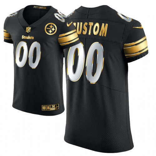 Pittsburgh Steelers Men's Golden Edition Elite Jersey 2020-21, Black, NFL Jersey - Tap1in