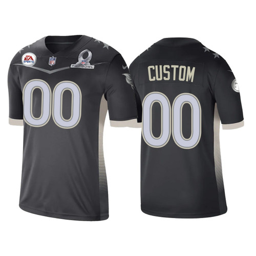 Men's Tennessee Titans  Custom Anthracite 2021 AFC Pro Bowl Game Jersey, NFL Jersey - Tap1in