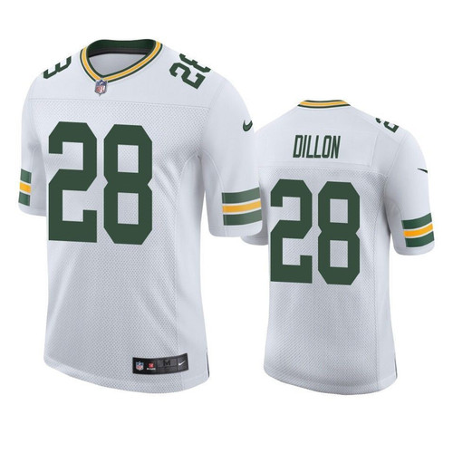 Green Bay Packers A.J. Dillon White 2020 NFL Draft Vapor Limited Jersey