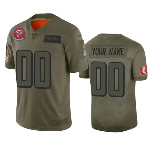 Men's Atlanta Falcons  2019 Salute to Service Limited Custom Jersey, Camo, NFL Jersey - Tap1in