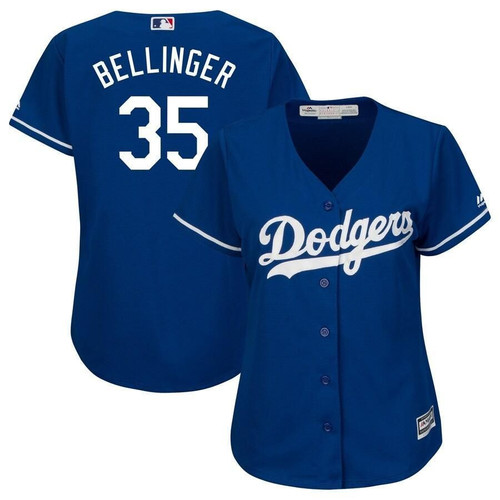 Women's Cody Bellinger Los Angeles Dodgers Majestic  Cool Base Replica Player- Royal Jersey
