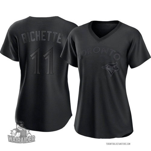 Women's  Toronto Blue Jays Bo Bichette #11 Black Jersey, MLB Jersey