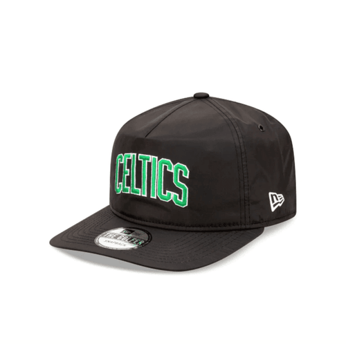 Boston Celtics Wordmark Matte Nylon Golfer NBA Snapback Hat