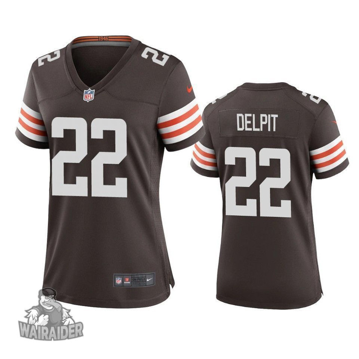 Cleveland Browns Grant Delpit Brown 2020 NFL Draft Game Jersey