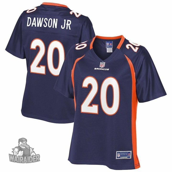 Duke Dawson Denver Broncos NFL Pro Line Women's Alternate Player- Navy Jersey