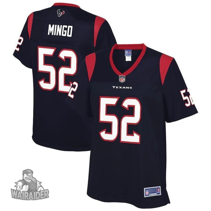 Barkevious Mingo Houston Texans NFL Pro Line Women's Player- Navy Jersey