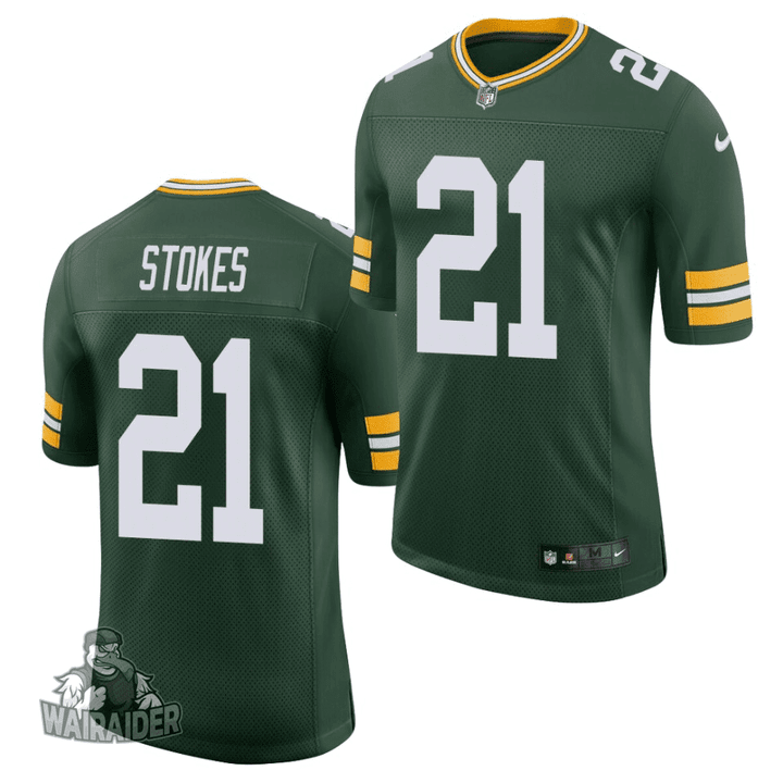 Eric Stokes Green Bay Packers 2021 NFL Draft Classic Limited- Green Jersey