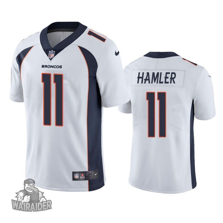 Denver Broncos K.J. Hamler White 2020 NFL Draft Vapor Limited Jersey