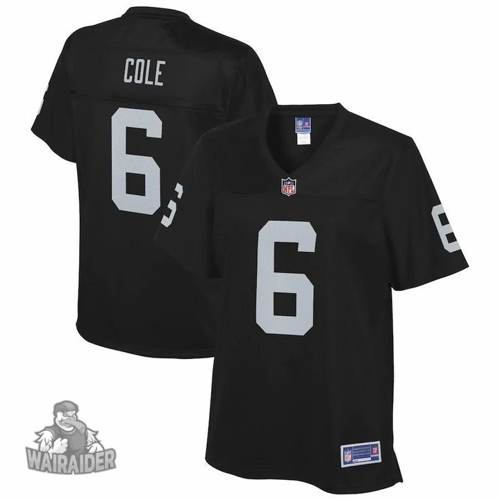 AJ Cole Las Vegas Raiders NFL Pro Line Women's Team Player- Black Jersey