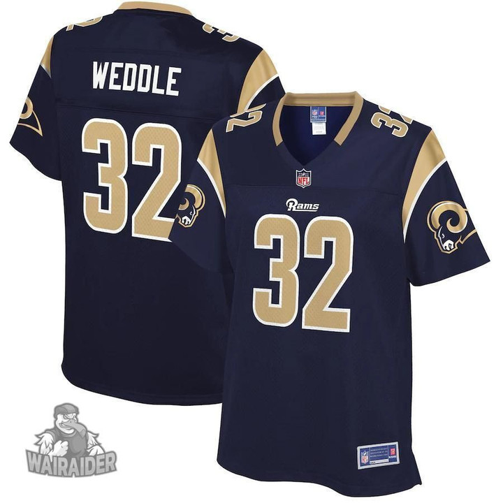 Eric Weddle Los Angeles Rams NFL Pro Line Women's Primary Player- Navy Jersey