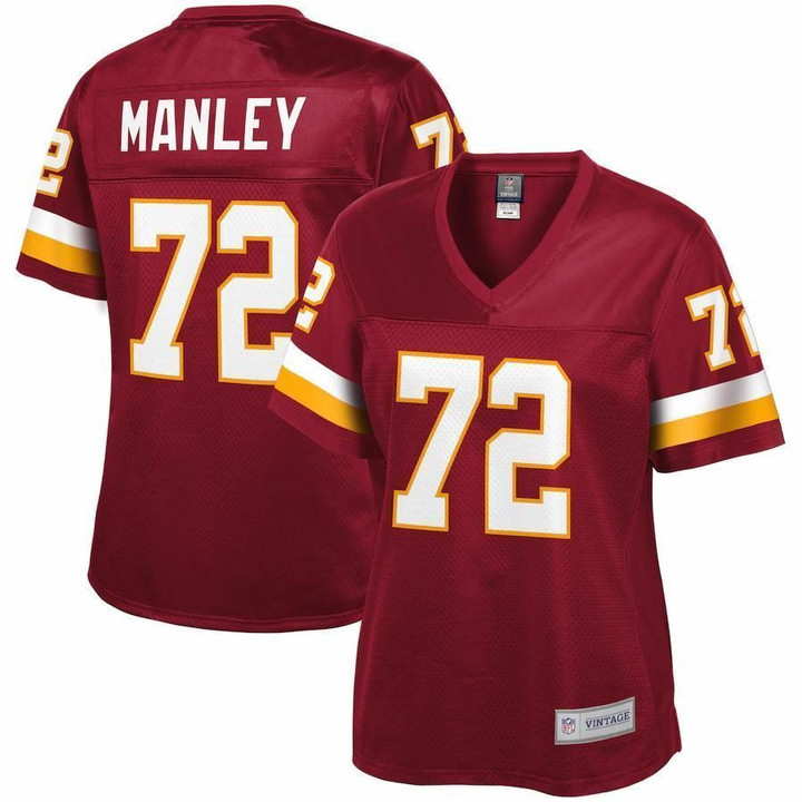 Dexter Manley Washington Redskins NFL Pro Line Women's Retired Player- Maroon Jersey