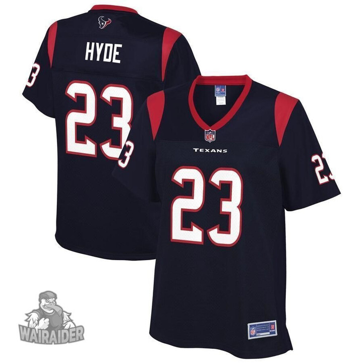 Carlos Hyde Houston Texans NFL Pro Line Women's Player- Navy Jersey