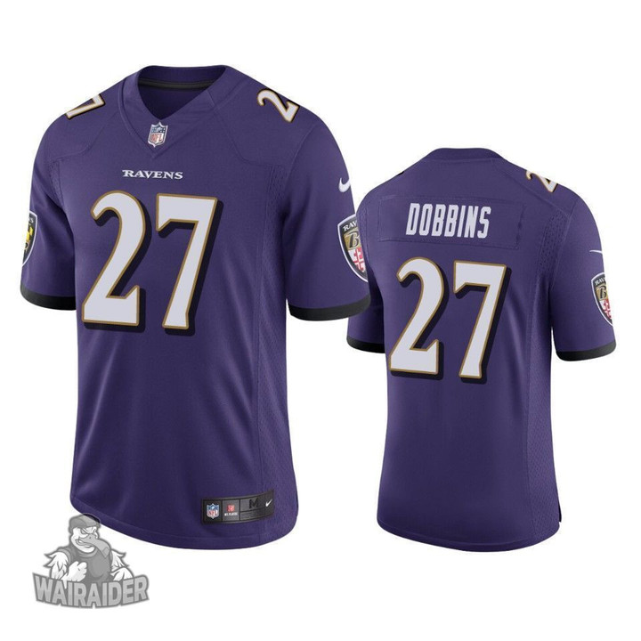 Baltimore Ravens J.K. Dobbins Purple 2020 NFL Draft Vapor Limited Jersey