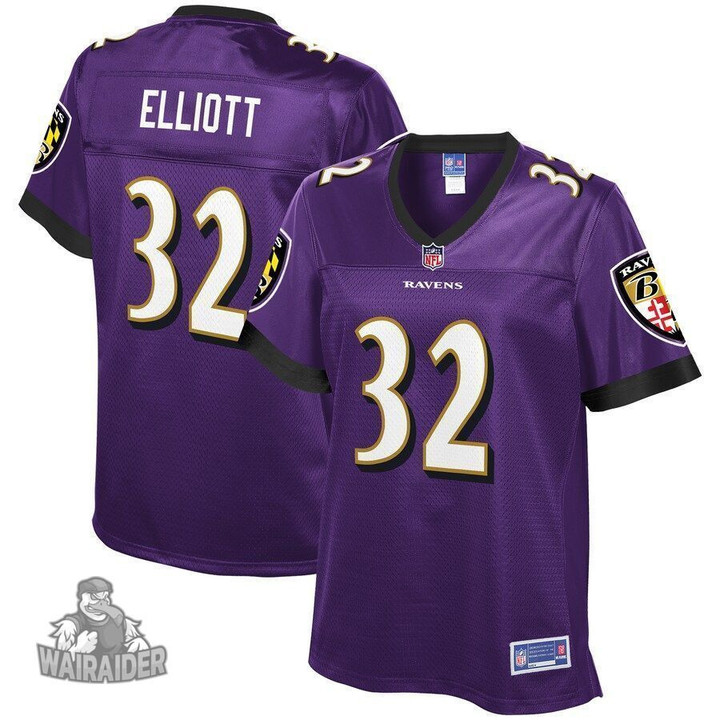 DeShon Elliott Baltimore Ravens NFL Pro Line Women's Primary Player Jersey - Purple