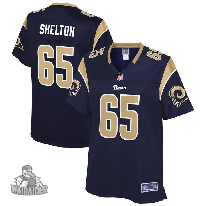 Coleman Shelton Los Angeles Rams NFL Pro Line Women's Player Jersey - Navy