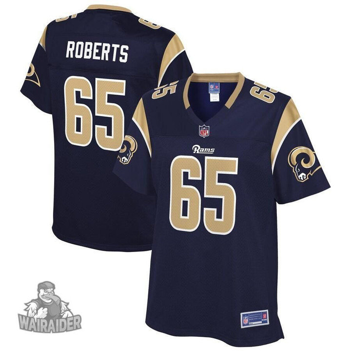 Boogie Roberts Los Angeles Rams NFL Pro Line Women's Team Player Jersey - Navy