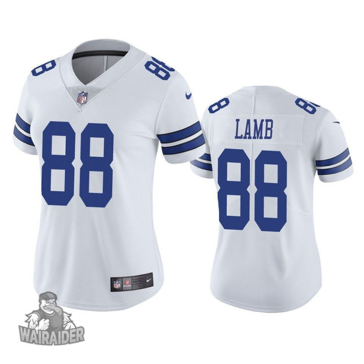 Dallas Cowboys CeeDee Lamb White 2020 NFL Draft Vapor Limited Jersey