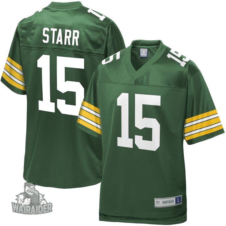 Bart Starr Green Bay Packers NFL Pro Line Replica Retired Player Jersey - Green