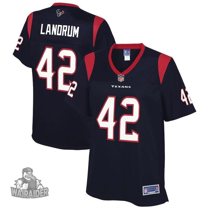 Chris Landrum Houston Texans NFL Pro Line Women's Team Player Jersey - Navy