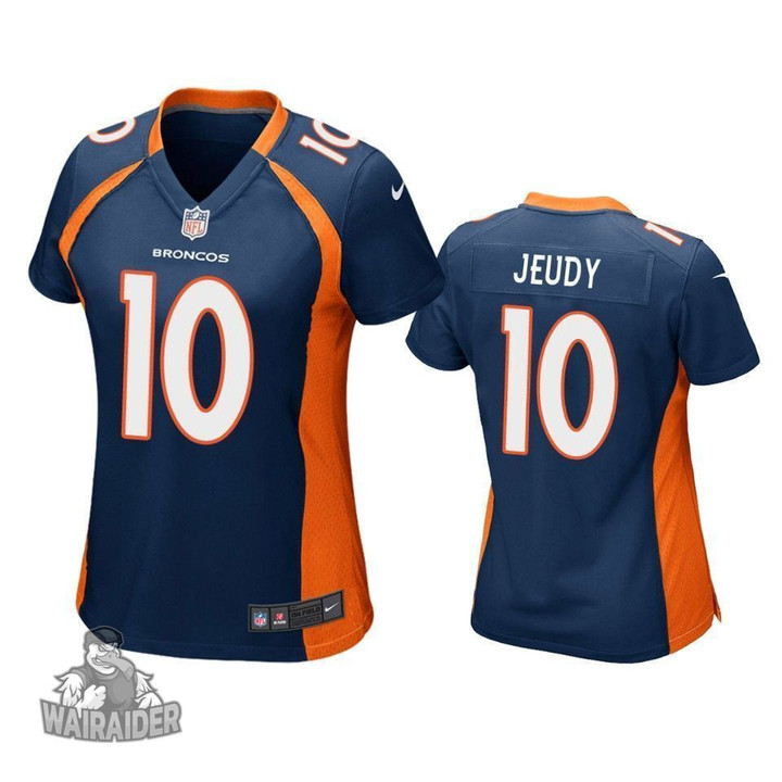 Denver Broncos Jerry Jeudy Navy 2020 NFL Draft Game Jersey