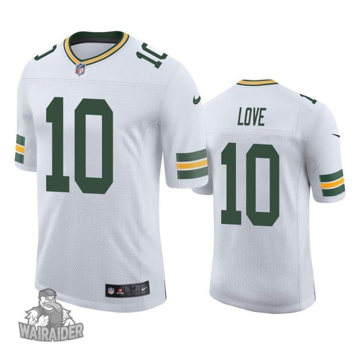 Green Bay Packers Jordan Love White 2020 NFL Draft Vapor Limited Jersey