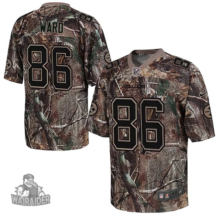 Steelers #86 Hines Ward Camo Men's Stitched NFL Realtree Elite Jersey