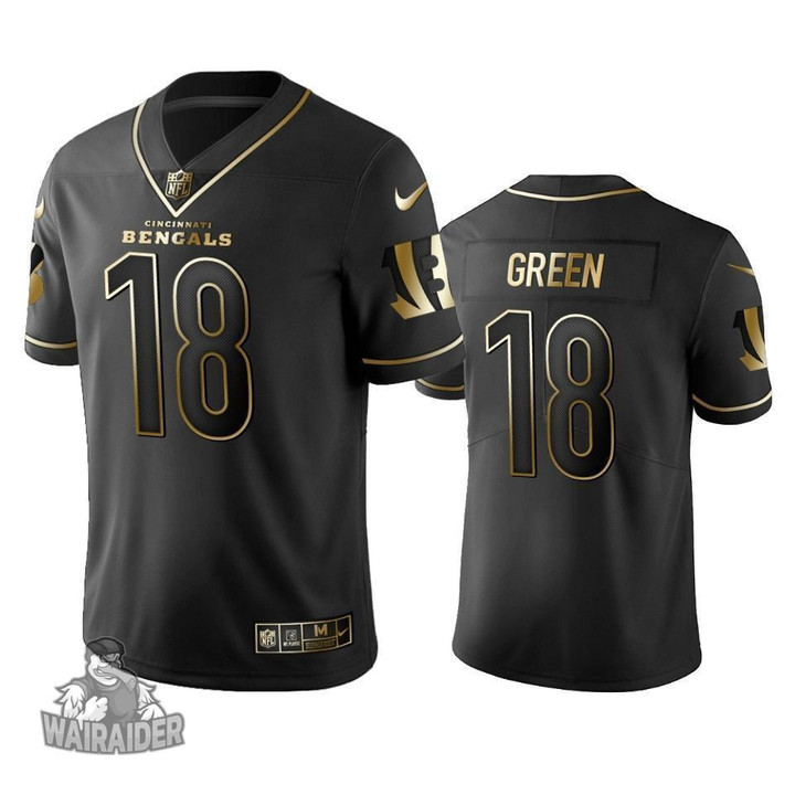 Cincinnati Bengals A.J. Green Black Golden Edition 2019 Vapor Untouchable Limited- Men's Jersey