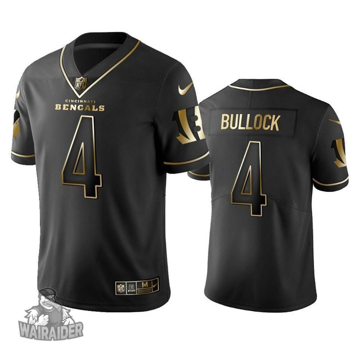 Cincinnati Bengals Randy Bullock Black Golden Edition 2019 Vapor Untouchable Limited Jersey - Men's