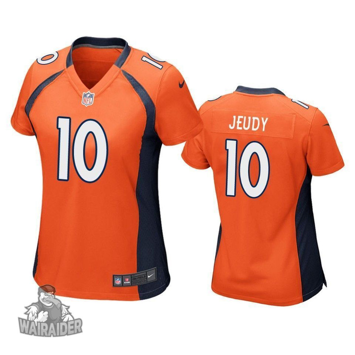 Denver Broncos Jerry Jeudy Orange 2020 NFL Draft Game Jersey