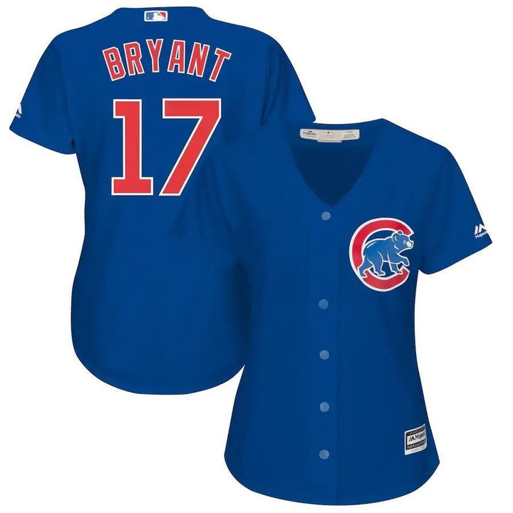 Women's Kris Bryant Chicago Cubs Majestic  Plus Size Alternate Cool Base Player Jersey - Royal , MLB Jersey