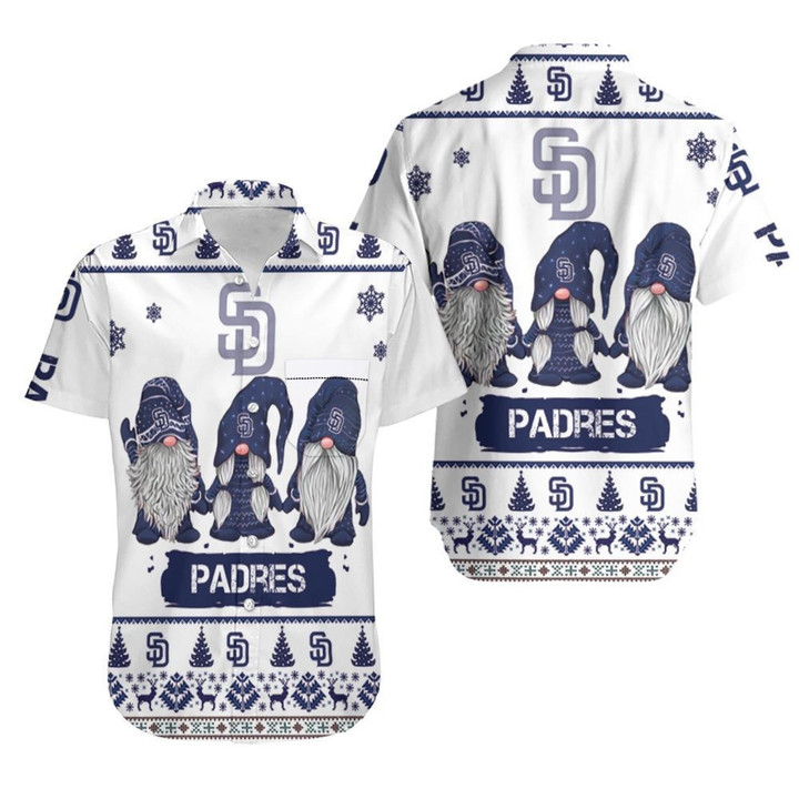 Christmas Gnomes San Diego Padres Ugly Sweatshirt Christmas 3D Hawaiian Shirt