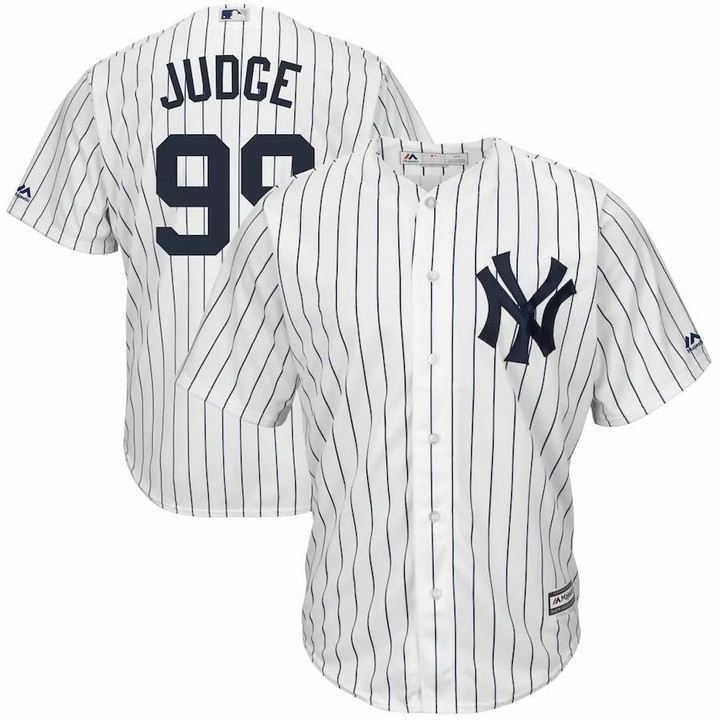 Aaron Judge New York Yankees Majestic Big And Tall Cool Base Player Jersey - White
