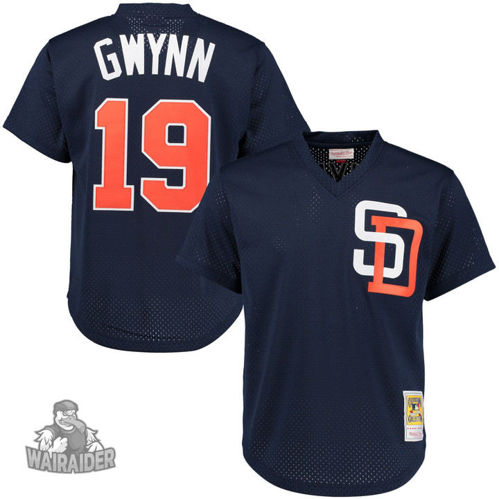 Men's San Diego Padres Tony Gwynn #19 Navy Jersey , MLB Jersey