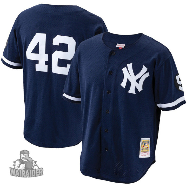 Men's New York Yankees Mariano Rivera #42 1999 Mesh Batting Practice Jersey, MLB Jersey