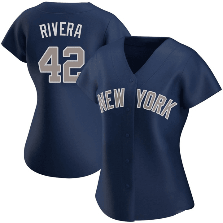 Women's Mariano Rivera  New York Yankees Alternate Jersey - Navy